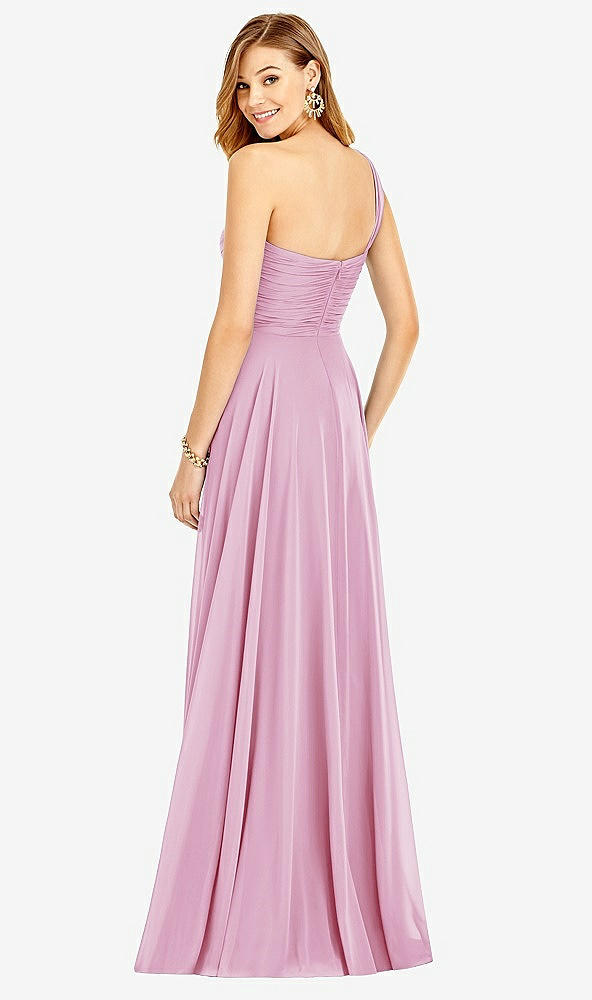 Back View - Powder Pink After Six Bridesmaid Dress 6751