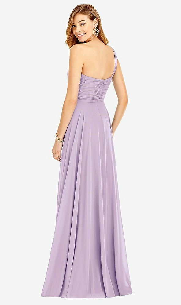 Back View - Pale Purple After Six Bridesmaid Dress 6751