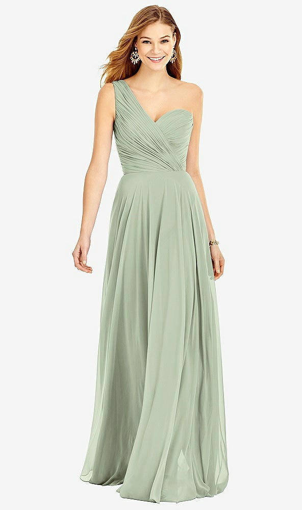 Front View - Sage After Six Bridesmaid Dress 6751