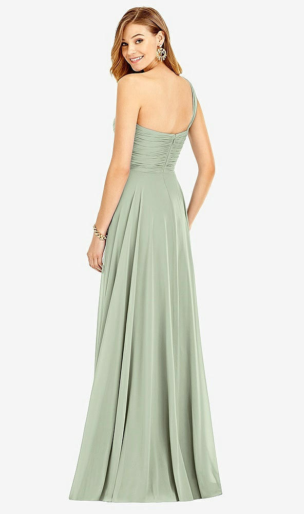 Back View - Sage After Six Bridesmaid Dress 6751