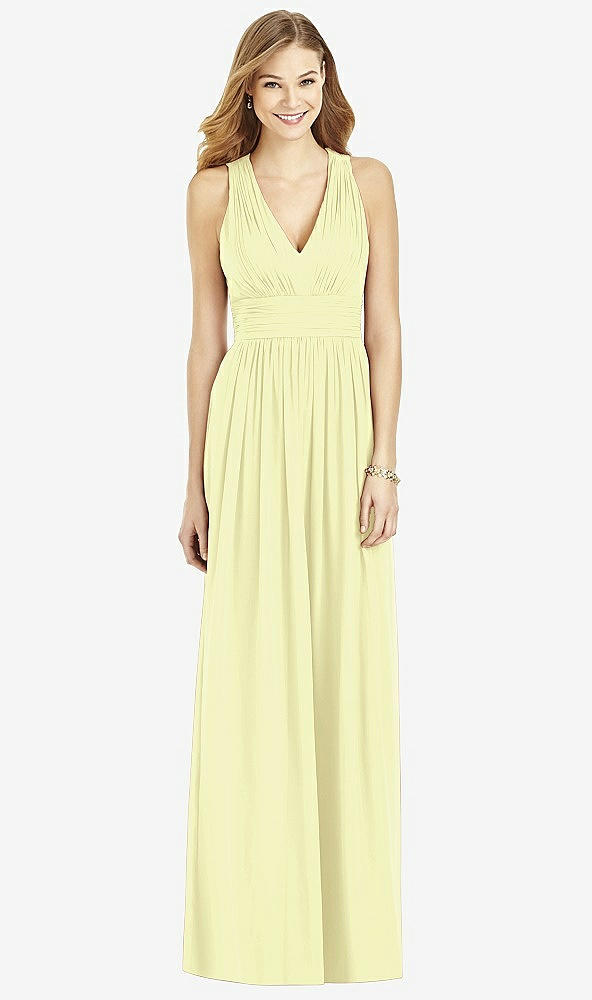 Front View - Butter Yellow After Six Bridesmaid Dress 6752