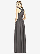 Rear View Thumbnail - Caviar Gray After Six Bridesmaid Dress 6752