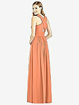 Rear View Thumbnail - Sweet Melon After Six Bridesmaid Dress 6752