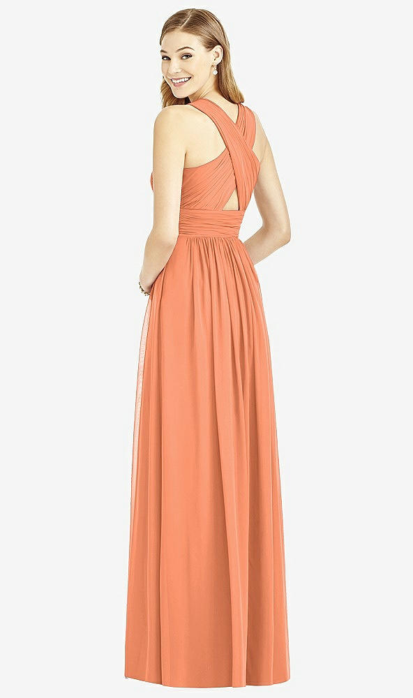 Back View - Sweet Melon After Six Bridesmaid Dress 6752