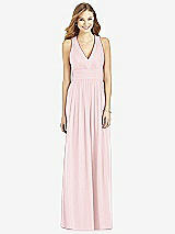 Front View Thumbnail - Ballet Pink After Six Bridesmaid Dress 6752