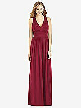 Front View Thumbnail - Burgundy After Six Bridesmaid Dress 6752