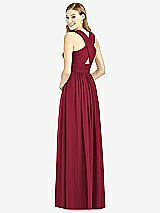 Rear View Thumbnail - Burgundy After Six Bridesmaid Dress 6752