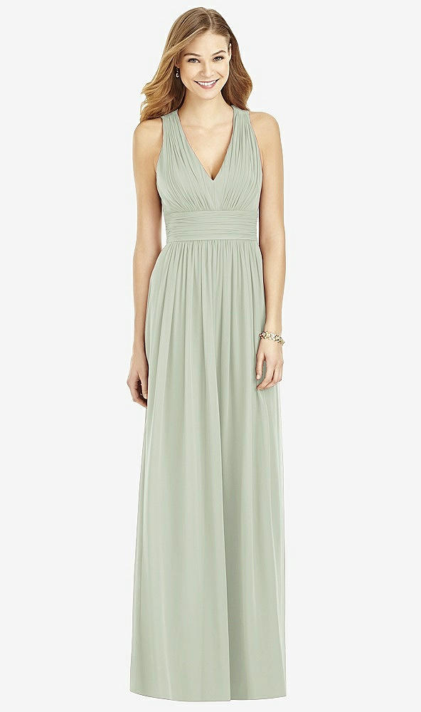 Front View - Celadon After Six Bridesmaid Dress 6752