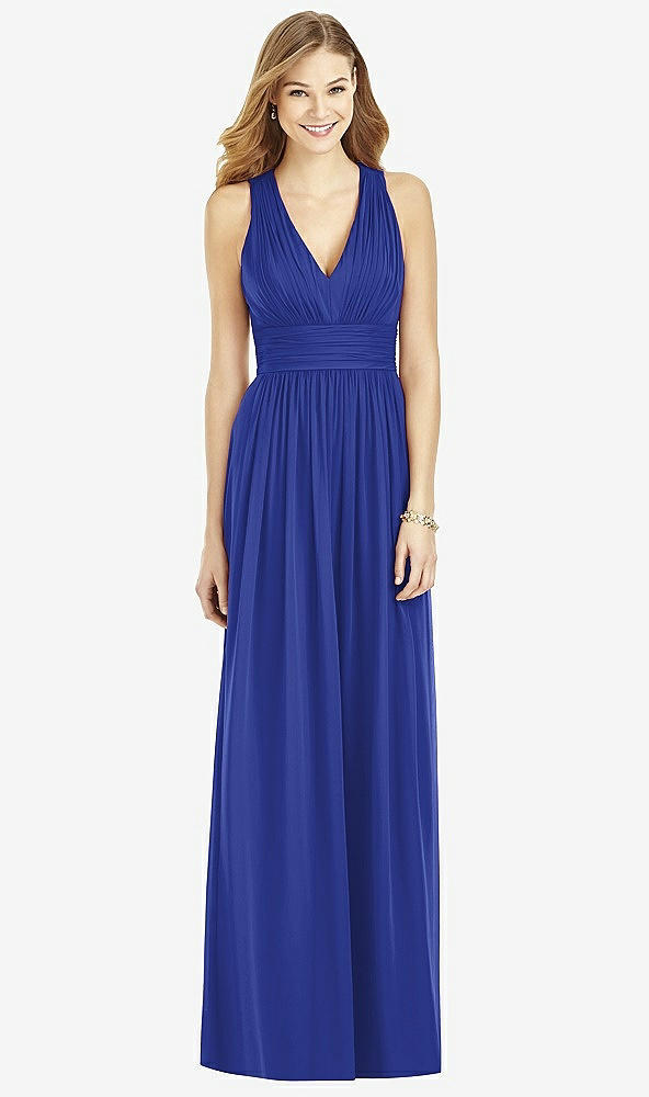 Front View - Cobalt Blue After Six Bridesmaid Dress 6752