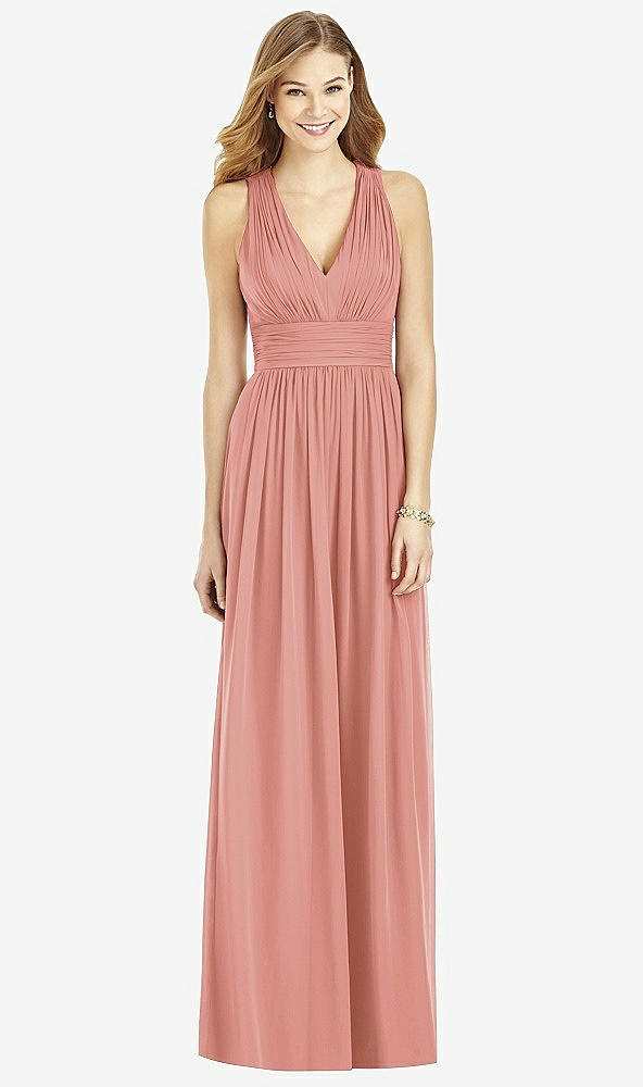 Front View - Desert Rose After Six Bridesmaid Dress 6752