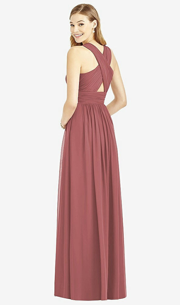 Back View - English Rose After Six Bridesmaid Dress 6752