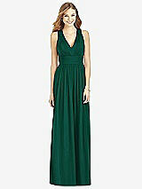 Front View Thumbnail - Hunter Green After Six Bridesmaid Dress 6752