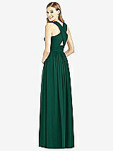 Rear View Thumbnail - Hunter Green After Six Bridesmaid Dress 6752