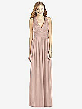 Front View Thumbnail - Neu Nude After Six Bridesmaid Dress 6752