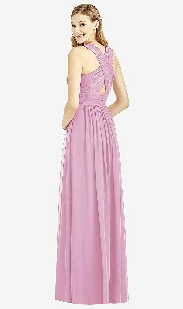 Back View - Powder Pink After Six Bridesmaid Dress 6752