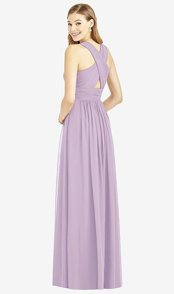 Back View - Pale Purple After Six Bridesmaid Dress 6752