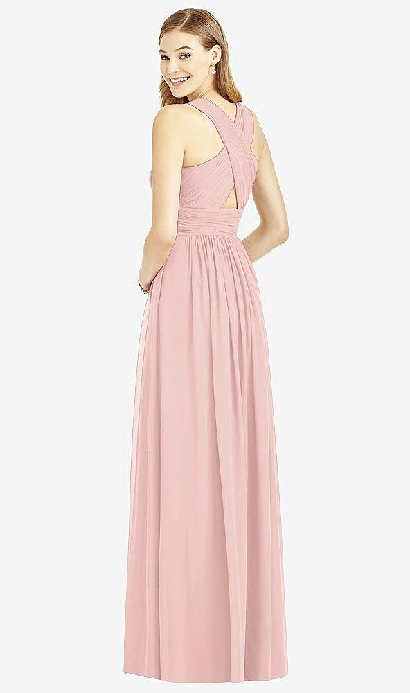 Back View - Rose - PANTONE Rose Quartz After Six Bridesmaid Dress 6752