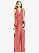 Front View Thumbnail - Coral Pink After Six Bridesmaid Dress 6752