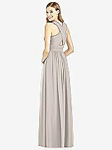 Rear View Thumbnail - Taupe After Six Bridesmaid Dress 6752