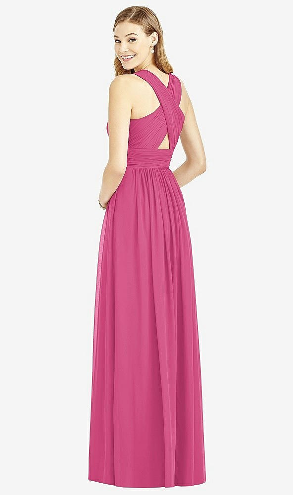 Back View - Tea Rose After Six Bridesmaid Dress 6752