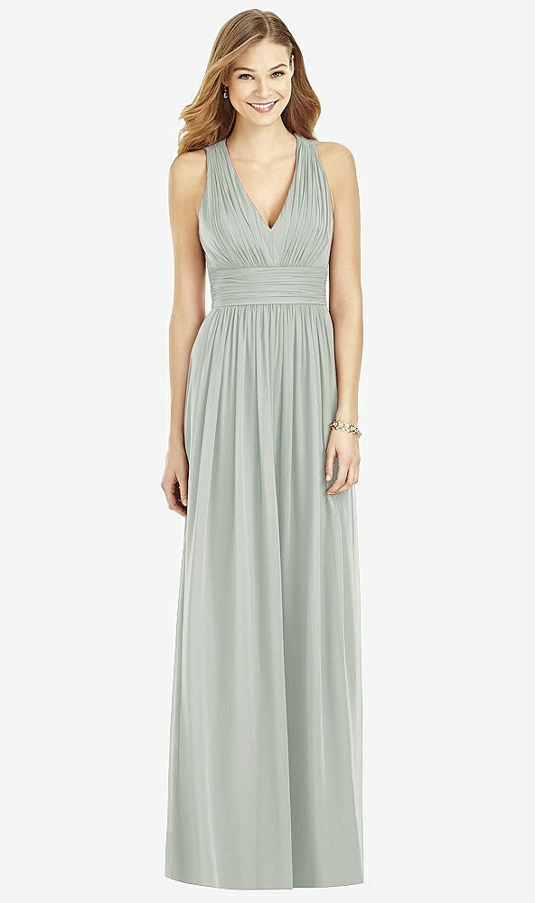 Front View - Willow Green After Six Bridesmaid Dress 6752