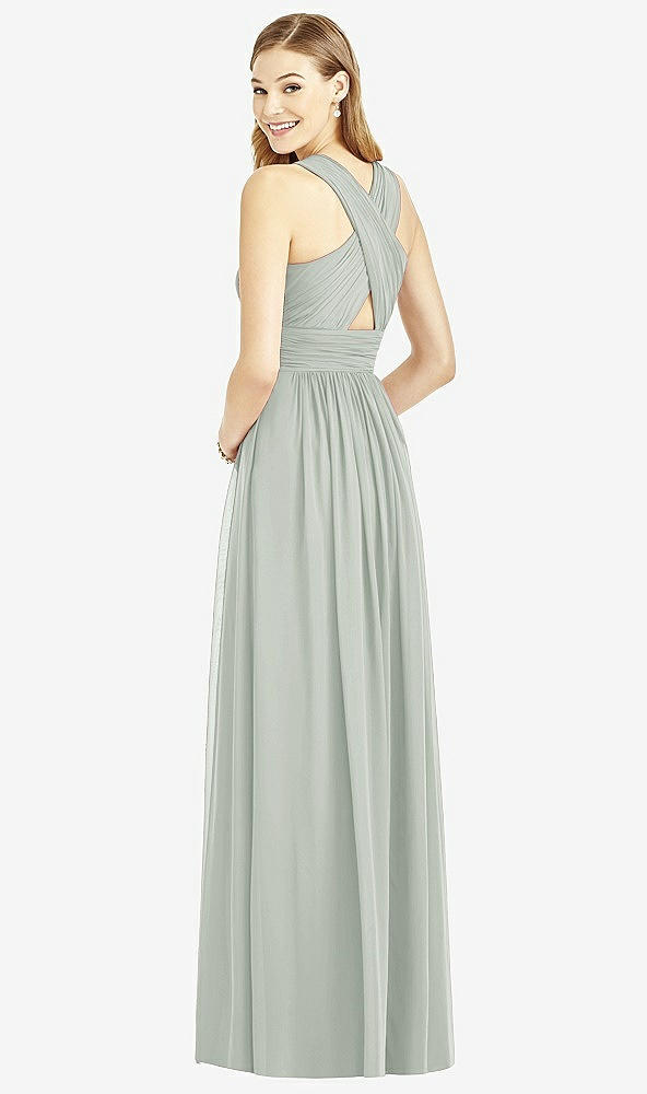 Back View - Willow Green After Six Bridesmaid Dress 6752