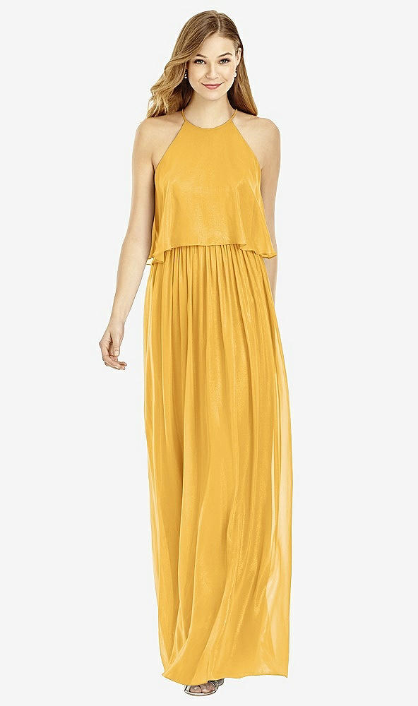 Front View - NYC Yellow After Six Bridesmaid Dress 6753