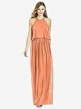 Front View Thumbnail - Sweet Melon After Six Bridesmaid Dress 6753