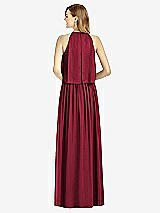 Rear View Thumbnail - Burgundy After Six Bridesmaid Dress 6753