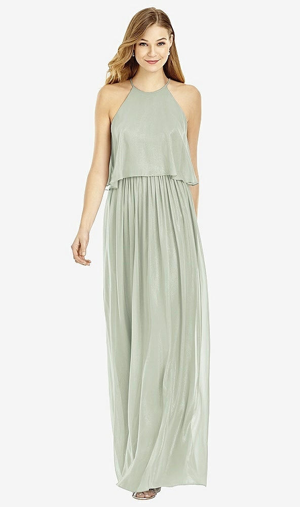 Front View - Celadon After Six Bridesmaid Dress 6753