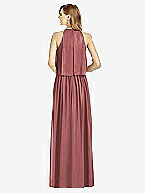 Rear View Thumbnail - English Rose After Six Bridesmaid Dress 6753