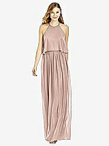 Front View Thumbnail - Neu Nude After Six Bridesmaid Dress 6753