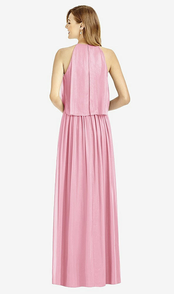 Back View - Peony Pink After Six Bridesmaid Dress 6753