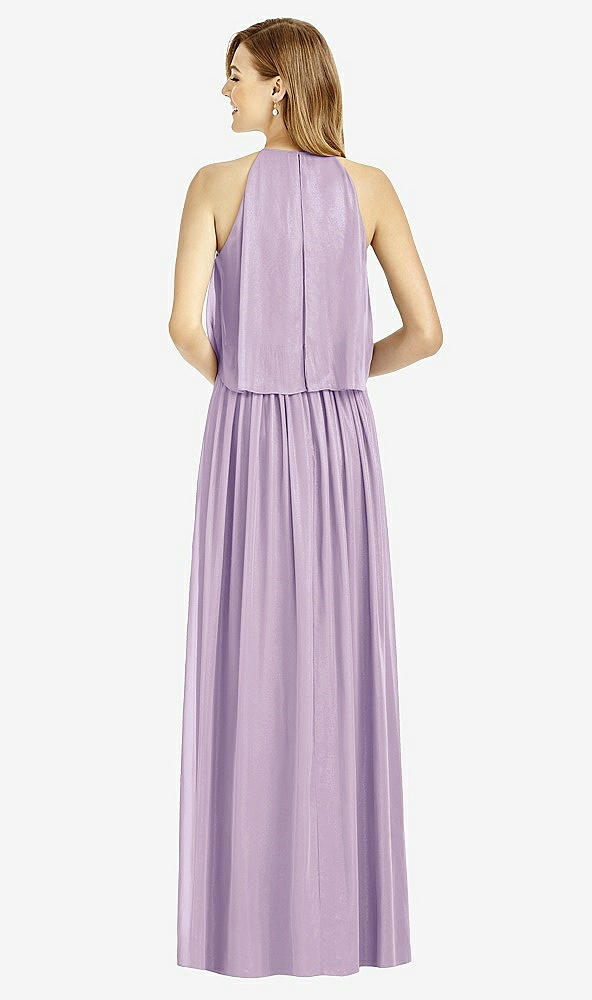 Back View - Pale Purple After Six Bridesmaid Dress 6753