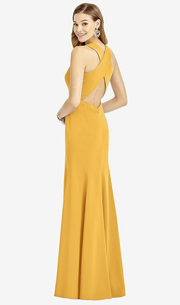 Front View - NYC Yellow After Six Bridesmaid Dress 6756