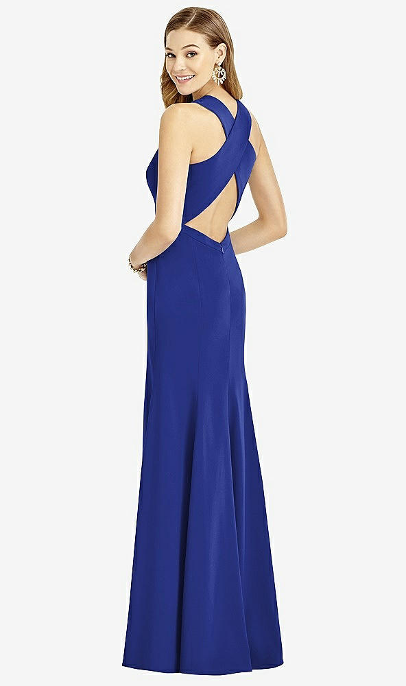 Front View - Cobalt Blue After Six Bridesmaid Dress 6756