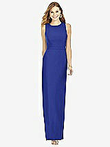 Rear View Thumbnail - Cobalt Blue After Six Bridesmaid Dress 6756