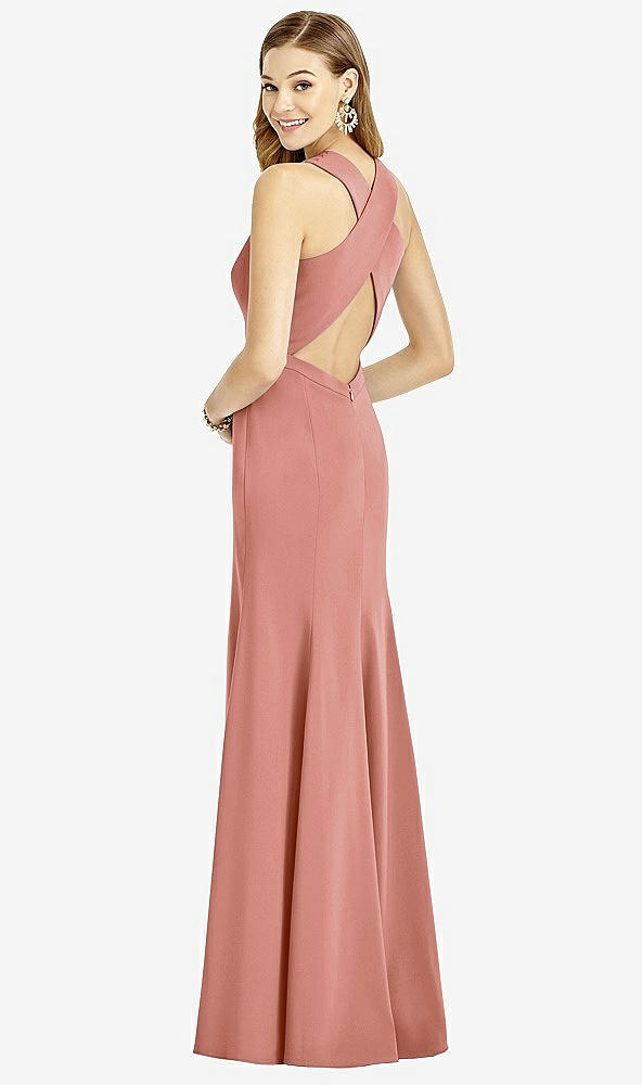 Front View - Desert Rose After Six Bridesmaid Dress 6756