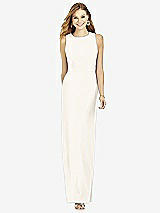 Rear View Thumbnail - Ivory After Six Bridesmaid Dress 6756