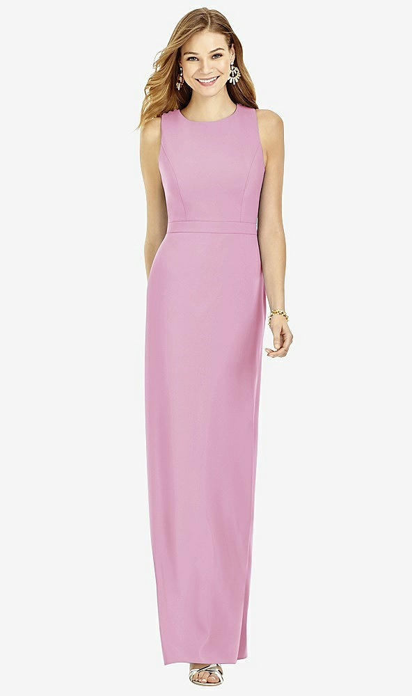 Back View - Powder Pink After Six Bridesmaid Dress 6756