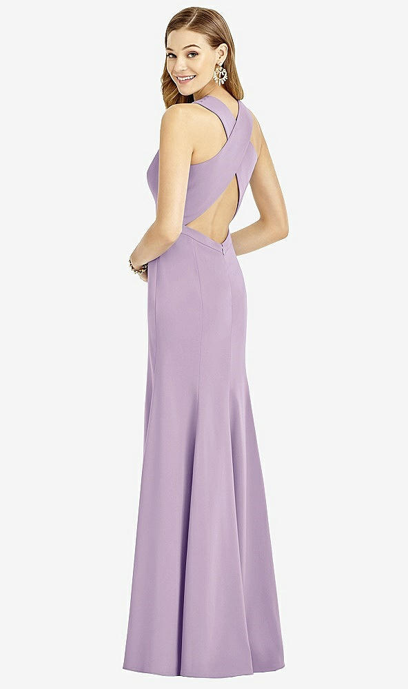 Front View - Pale Purple After Six Bridesmaid Dress 6756