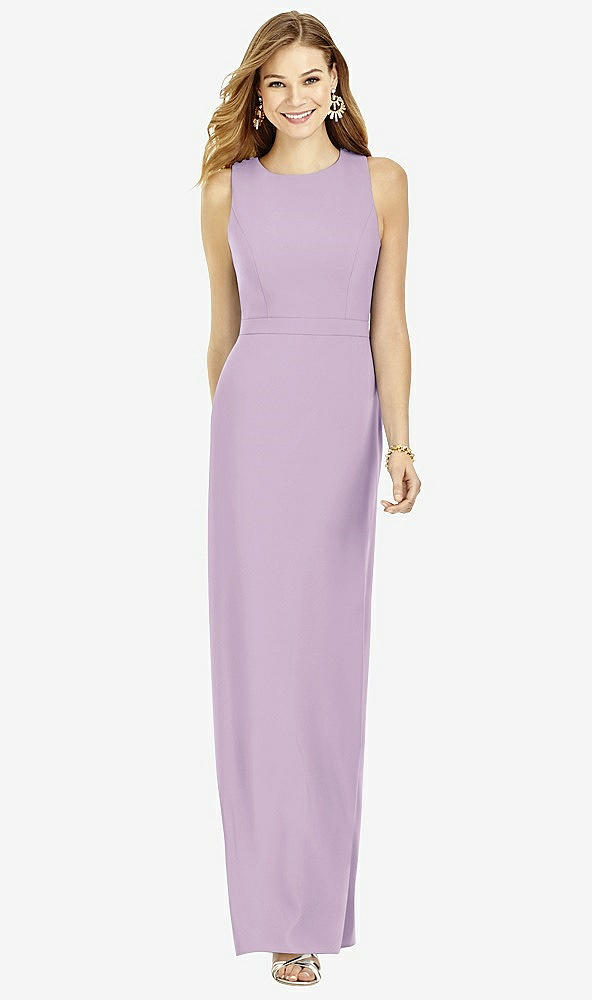 Back View - Pale Purple After Six Bridesmaid Dress 6756