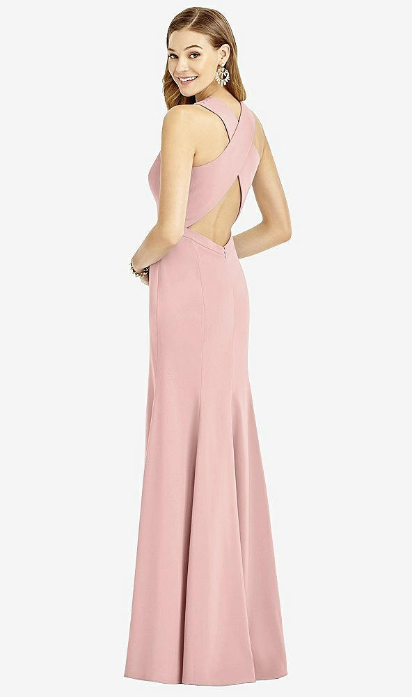 Front View - Rose - PANTONE Rose Quartz After Six Bridesmaid Dress 6756