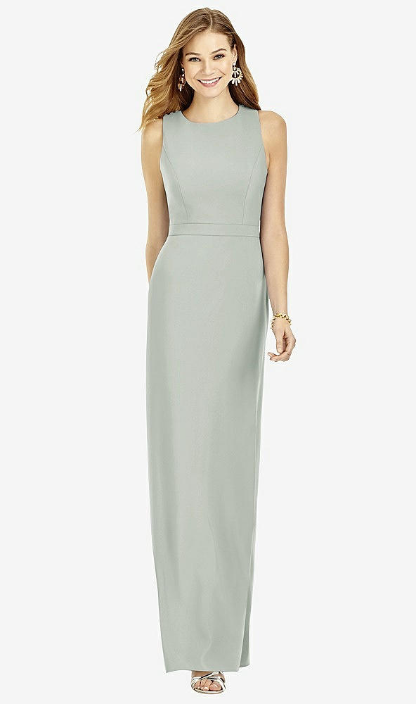 Back View - Willow Green After Six Bridesmaid Dress 6756