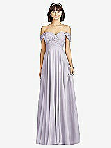 Alt View 1 Thumbnail - Moondance Off-the-Shoulder Draped Chiffon Maxi Dress