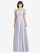 Alt View 1 Thumbnail - Silver Dove Off-the-Shoulder Draped Chiffon Maxi Dress