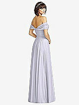 Alt View 2 Thumbnail - Silver Dove Off-the-Shoulder Draped Chiffon Maxi Dress