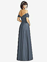 Alt View 2 Thumbnail - Silverstone Off-the-Shoulder Draped Chiffon Maxi Dress