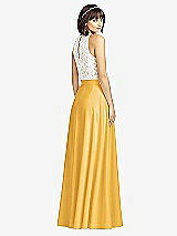 Rear View Thumbnail - NYC Yellow Crepe Maxi Skirt