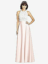 Front View Thumbnail - Blush Crepe Maxi Skirt